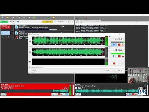 How to work with D&R Aircast Play Out software - Prt 8 - Voice Tracking