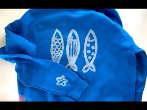 How to Make a Bleach Painted Sweatshirt