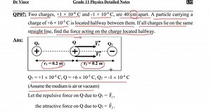 6.7K views · 706 reactions | G11 Physics Chapter 7: Forces of Three charges | DrVince Physics | Facebook