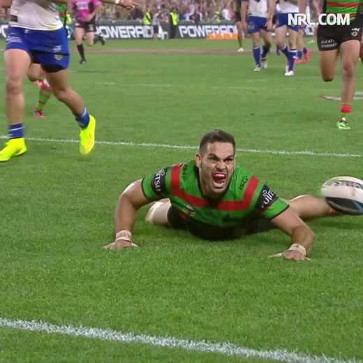 Greg Inglis Iconic Goanna Celebration in the 2014 NRL Grand Final