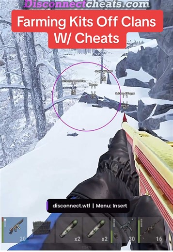 How a Rust Cheater Farms Loot.. #rust #rustpc #rustcheater #rusthacker #fyp