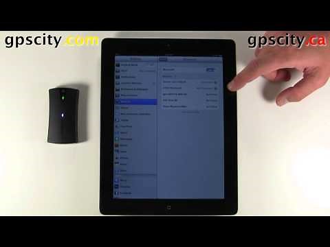 Connecting a Garmin Glo Bluetooth GPS with a Apple iPad