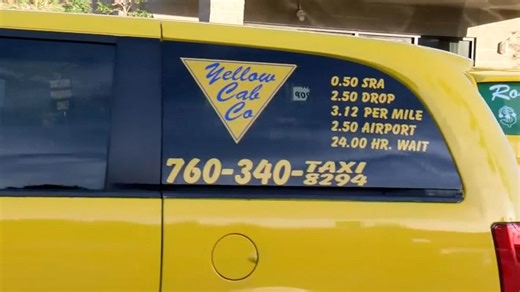 Yellow Cab of the Desert no longer in service