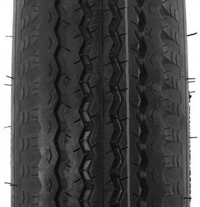 Kenda 4.80-12 Bias Trailer Tire with 12" White Wheel - 4 on 4 - Load Range B Kenda Trailer Tires and