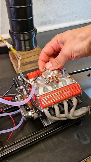 Mini 44cc V8 OHV - Muscle Car Sound!