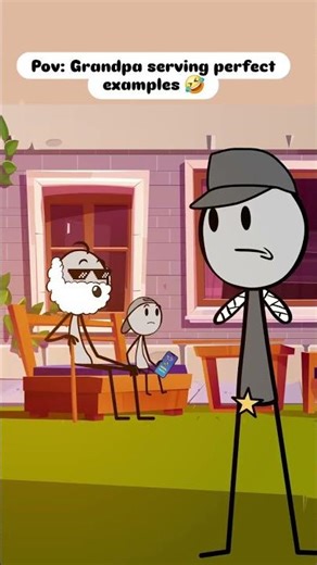 😂 Grandpa’s Savage Life Advice 😭🔥 | Kids These Days Can’t Relate 🤣 #shorts #animation #cartoon