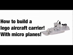 How to build a lego aircraft carrier! With micro planes!