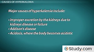 Potassium as an Electrolyte | Function, Normal Range & Dangers - Video | Study.com