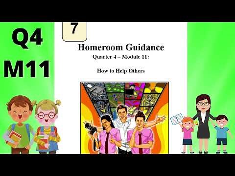 Homeroom Guidance Grade 7 Quarter 4 Module 11: How to Help Others