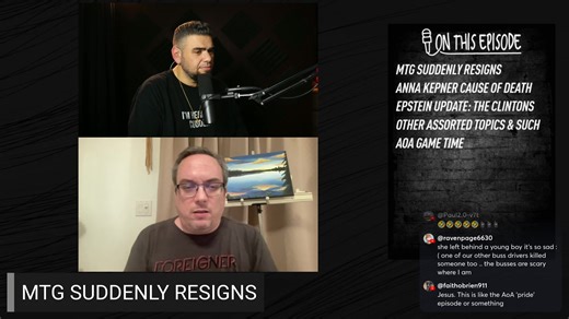 On this episode of the Anthony On Air Podcast, we lead with Marjorie Taylor Greene’s sudden resignation and what it means for the growing political chaos tied to the Epstein files, dig into the tragic case surrounding Anna Kepner and the confirmed cause of her death aboard a Carnival cruise, and break down whether the Clintons can successfully avoid a subpoena as the House Oversight Committee intensifies its Epstein investigation. It’s a collision of politics, tragedy, and elite accountability, 