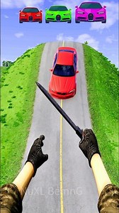 👉Big Car & Small Bus vs Sharp Blade - Knife Challenge - Beamng Drive #shorts