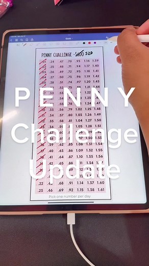 Penny Challenge Update: Colorful 28-Day Savings Challenge!