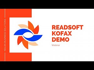 Webinar - Readsoft demo from Kofax