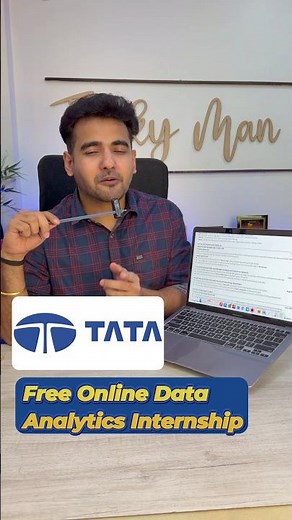 FREE TATA Internship + Certificate | Data Analytics for Beginners 🚀
