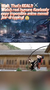 﫢Mind-blowing! These anime moves? Chinese martial artists just recreated them IRL! #KungFuAnimations #reallifeanime #chinesemartialarts #cultureshock #martialartsmagic | Amazing China | Facebook