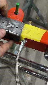 Installing headlight stations on a T bucket