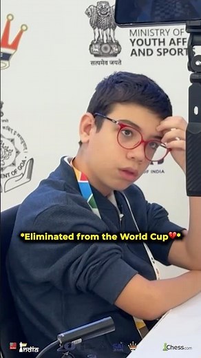12 year Faustino Oro Made History ♥️🥹 #chess #faustinooro #fideworldcup2025