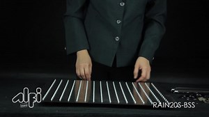 ALFI BRAND 1-Spray 20 in. Single Ceiling Mount Fixed Rain Shower Head in Brushed Stainless Steel RAIN20S-BSS