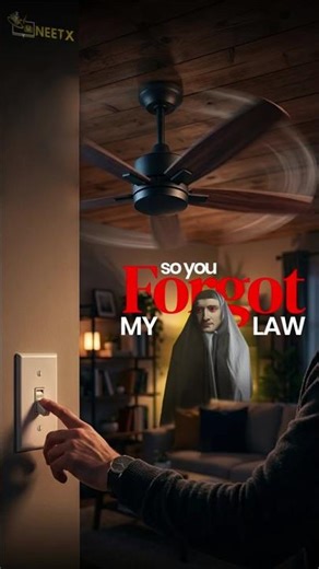 Why Does a Fan Keep Rotating After Switch Off? 🤯 | Newton’s First Law