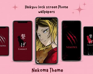Nekoma Fanart Wallpaper Pack - Haikyuu Kenma Digital Art, Anime Phone Lockscreen Wallpapers - Etsy