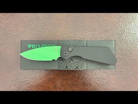 Protech PT+ USN Special Cerakote Green Blade Knife