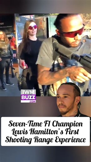 Seven-Time F1 Champion Lewis Hamilton’s First Shooting Range Experience #f1 #lewishamilton #f1racing #shooting | IWMBuzz