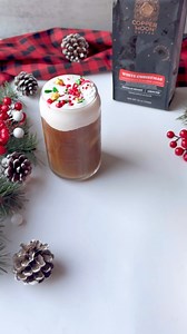 5.2K views | Our White Christmas coffee blend is aromatic, smooth, and festive—the perfect brew to make your holiday moments even more magical. Celebrate the season, one sip of coffee at a time. | Copper Moon Coffee | Facebook