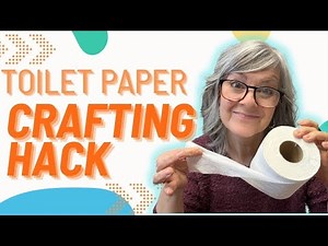 DIY Paper Embossing with Toilet Paper – Easy Craft Trick