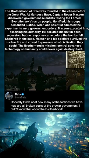 23K views · 82 reactions | #Shorts, #FalloutLore, #BrotherhoodOfSteel, #GamingHistory, #FalloutFanTheory, #GameExplained, #LoreDeepDive | Thunder boi | Facebook