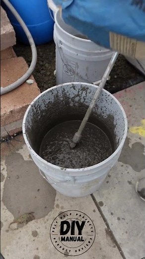 Concrete Mixing Made Easy: 5 Gallon Bucket Method