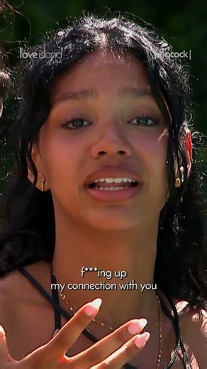 "It's f***ing up my connection with you" 💔 #LoveIslandUSA #LoveIsland #Melaniemoreno #Shorts