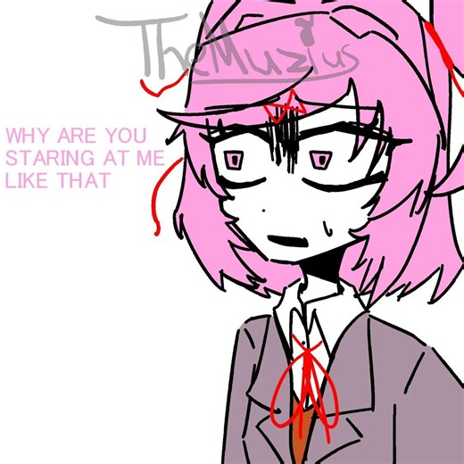 yuri rizzes natsuki || Doki Doki Literature Club #animationmeme #dokidokiliteratureclub