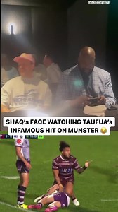 Looks like Shaq was impressed 💥 #NRL #NBA [video via @hecticcheese/IG Story] | The NRL Roast