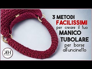 3 VERY EASY METHODS TO CREATE A TUBULAR HANDLE FOR BAGS 🌟