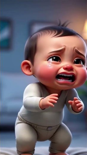 cute baby crying 😭🥺 | #animatedcartoon #cartton #shorts