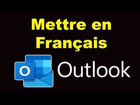 How to set Outlook to French