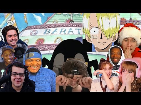 Sanji leaves Baratie Restaurant | One Piece Best Reaction Mashup