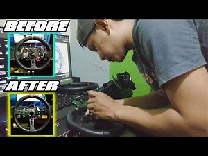 Ganti / Upgrade Steering Wheel Logitech g29 Dengan Mod Steer OMP Racing 14 inch