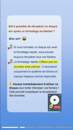 Comment récupérer les fichiers d'un disque dur formaté ?
