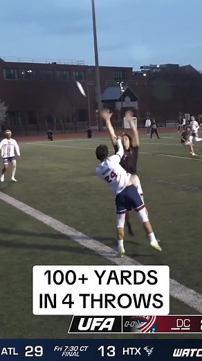 DC's Incredible 100 Yard Frisbee Throws in 4 Pitches