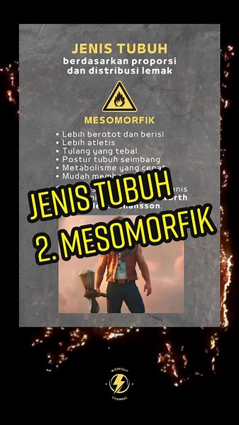 Jenis tubuh MESOMORFIK. #workout #gym #sixpack #motivation #olahraga