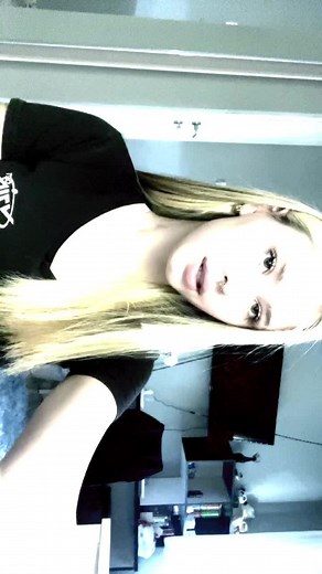 Young Woman in Modern Minimalistic Room