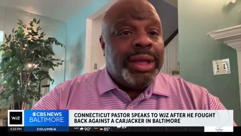 Video shows Connecticut pastor protect himself during Baltimore carjacking
