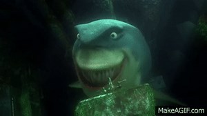 Finding Nemo- Shark Scene- Bruce on Make a GIF