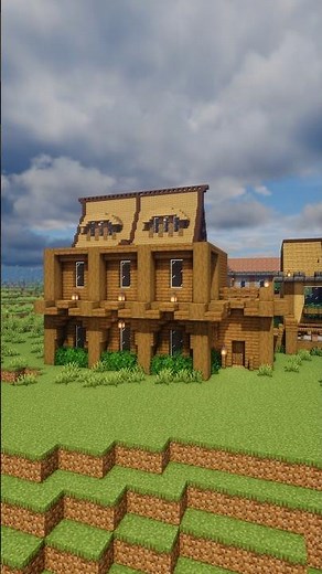 Medieval Wooden House | Detailed & Aesthetic Survival Build 🪵🏡