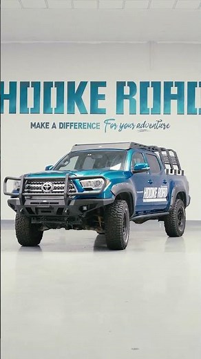 Ultimate Front-End Armor: Hooke Road Full Brush Guard & Winch Bumper for 2016-2023 Toyota Tacoma
