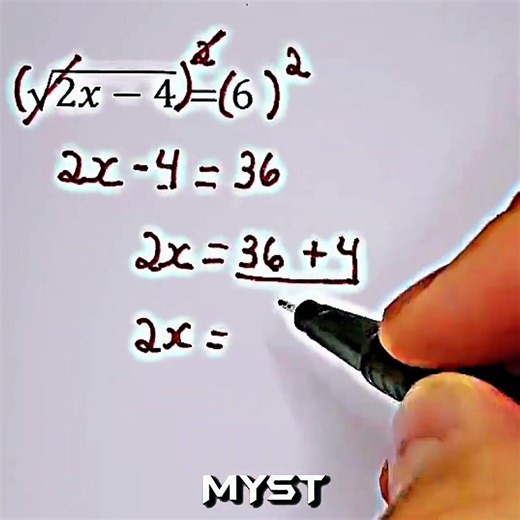 Solving Radical Equations in 3 steps ⚡️ #shorts