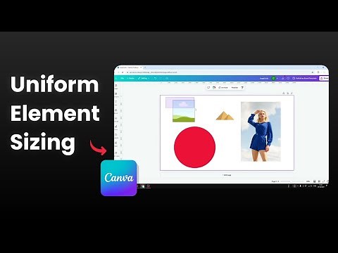 How to Make Multiple Elements the Same Size in Canva