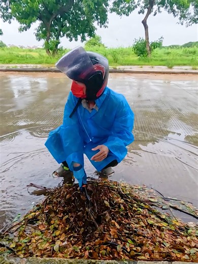 Satisfying Storm Drain Unclogging Action