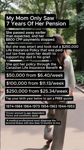 Canadians Are Getting Up to $250,000 in Life Insurance Coverage 🇨🇦